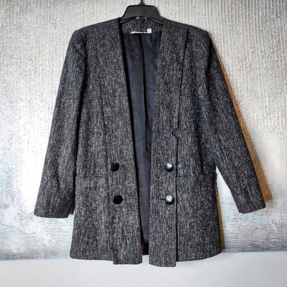 DAVID BENJAMIN Vintage Wool Blazer - Picture 1 of 12